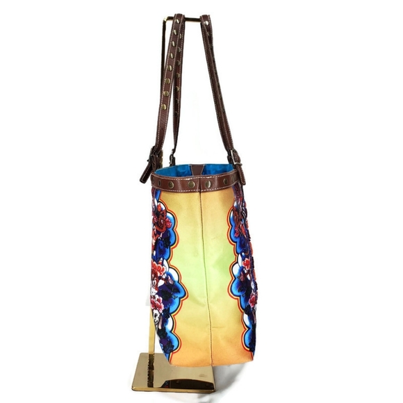 Isabella Fiore VINTAGE Buddha Shakyamuni Beaded Handbag/Tote - Picture 2 of 16